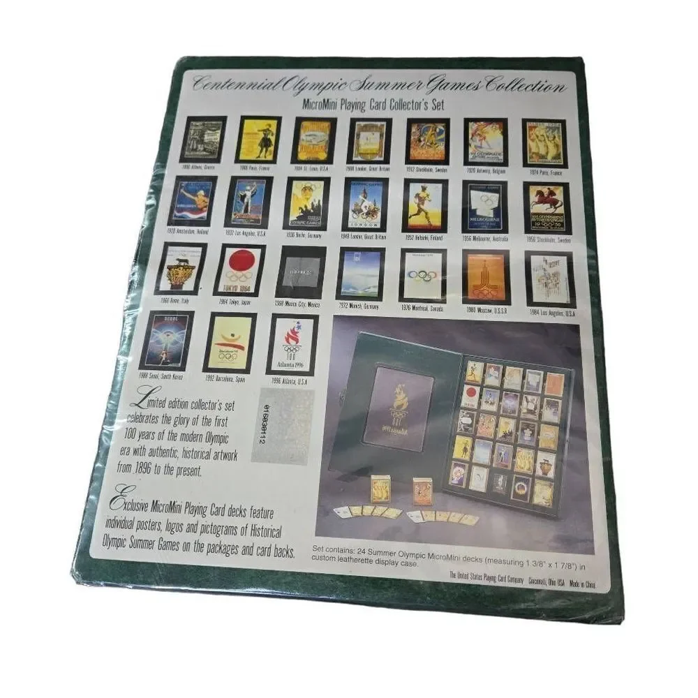 1996 Centennial Olympic Summer Games Collection - 24 MicroMini Card Decks